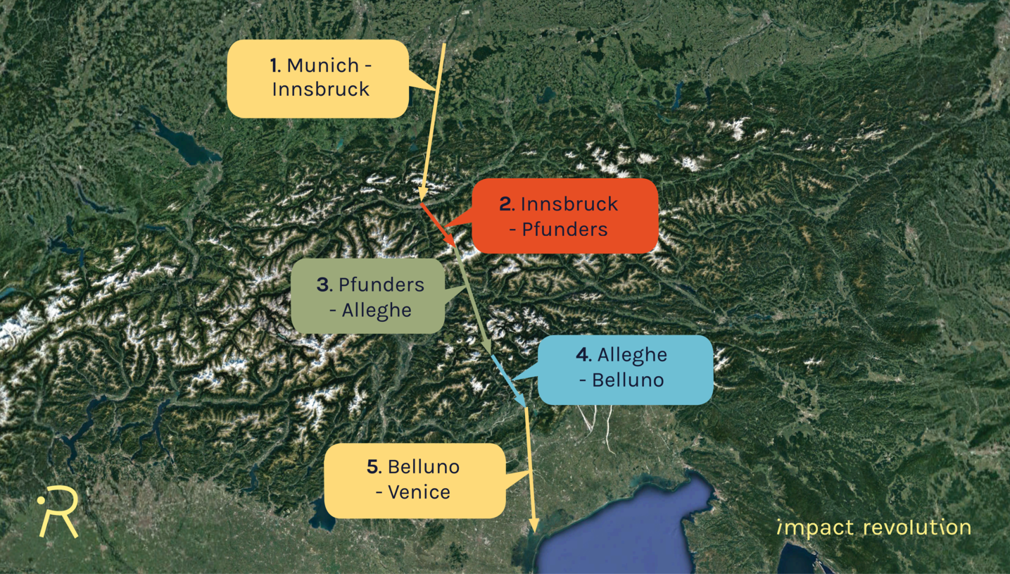 Plastic Mountains route